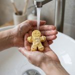 Molde de Silicone Casal Biscoito Natalino Gingerbread para Sabonete Artesanato Lembrancinha Decoração Gesso Biscuit Resina
