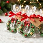 Molde de Silicone Guirlanda Decorada de Natal Para Sabonete Vela Resina Gesso Artesanato Lembrancinha Decoração