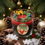 Molde de Silicone Guirlanda Decorada de Natal Para Sabonete Vela Resina Gesso Artesanato Lembrancinha Decoração