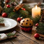 Kit 2 Moldes De Silicone Mini Panetone Natalino Para Velas Sabonetes Artesanato Lembrancinha Decoração
