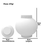 Kit 4 Molde de Silcone Mini Bola Enfeite de Natal para Vela Sabonete Artesanato Lembrancinha Decoração