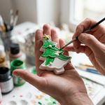Molde De Silicone Árvore De Natal Pinheiro Com Faixas Para Artesanato Velas Sabonetes Artesanato Decoração Lembrancinha