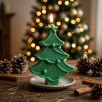 Molde De Silicone Árvore De Natal Pinheiro Com Faixas Para Artesanato Velas Sabonetes Artesanato Decoração Lembrancinha