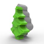 Molde De Silicone Árvore De Natal Pinheiro Com Faixas Para Artesanato Velas Sabonetes Artesanato Decoração Lembrancinha