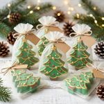 Molde De Silicone Árvore De Natal Pinheiro Com Faixas Para Artesanato Velas Sabonetes Artesanato Decoração Lembrancinha