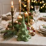Molde de Silicone Arvore de Natal Geométrica 10cm Modelo 1 Para Velas Gesso Sabonete Lembrancinha Decoração Resina Artesanato