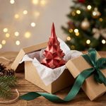 Molde de Silicone Arvore de Natal Geométrica 10cm Modelo 1 Para Velas Gesso Sabonete Lembrancinha Decoração Resina Artesanato