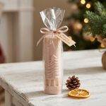 Molde de Silicone Vela Cilindrica de Natal Natalina Alta Elegância Modelo 4 Para Vela Gesso Resina Lembrancinha Decoração
