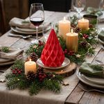 Molde de Silicone Arvore de Natal Geométrica 10cm - Modelo 03 Para Velas Lembrancinha Sabonete Gesso Resina Decoração