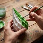 Molde de Silicone Arvore de Natal Geométrica 10cm - Modelo 03 Para Velas Lembrancinha Sabonete Gesso Resina Decoração
