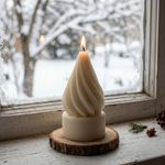 Molde de Silicone Arvore de Natal Geométrica Modelo 01 Vela Lembrancinha Gesso Decoração Resina