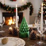 Molde de Silicone Arvore de Natal Geométrica Modelo 02 Para Velas Lembrancinha Gesso Decoração Resina
