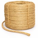 Corda de Sisal Natural 6Mm - Metro para Artesanato Lembrancinha Presente Decoração