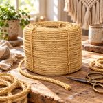 Corda de Sisal Natural 6Mm - Metro para Artesanato Lembrancinha Presente Decoração