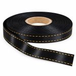 Fita de Cetim 10Mm x 1Mt Estampa Prespontada Para Decoração Presente Lembrancinha Artesanato