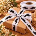 Fita de Cetim Estampada 10mm x 1mt para Presente Acabamento Lembrancinha Artesanato