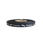 Fita de Cetim Estampada 10mm x 1mt para Presente Acabamento Lembrancinha Artesanato