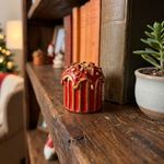 Molde de Silicone Mini Panetone de Chocolate para Decoração Lembrancinha Vela Artesanato