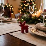 Molde de Silicone Rena Natalina para Decoração Lembrancinha Artesanato Sabonete Vela de Natal