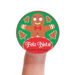 Etiqueta Adesiva Natalina Natal para Sabonete Artesanal Decoração Lembrancinha Artesanato - 10 Unidades Diversos Modelos