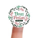 Etiqueta Adesiva Natalina Natal para Sabonete Artesanal Decoração Lembrancinha Artesanato - 10 Unidades Diversos Modelos