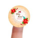 Etiqueta Adesiva Natalina Natal para Sabonete Artesanal Decoração Lembrancinha Artesanato - 10 Unidades Diversos Modelos