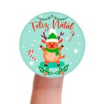 Etiqueta Adesiva Natalina Natal para Sabonete Artesanal Decoração Lembrancinha Artesanato - 10 Unidades Diversos Modelos