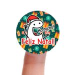 Etiqueta Adesiva Flork Natal para Sabonete Artesanal Decoração Lembrancinha Artesanato - 10 Unidades 4,3x4,3cm
