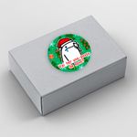 Etiqueta Adesiva Flork Natal para Sabonete Artesanal Decoração Lembrancinha Artesanato - 10 Unidades 4,3x4,3cm