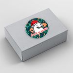 Etiqueta Adesiva Flork Natal para Sabonete Artesanal Decoração Lembrancinha Artesanato - 10 Unidades 4,3x4,3cm