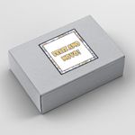 Etiqueta Adesiva Feliz Ano Novo 4,3x4,3cm - Pacote com 10 unidades