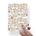 Papel Para Embalar Sabonete Offset (Sulfite) Ano Novo - 10 Unidades (14,5 X 20,5cm)