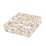 Papel Para Embalar Sabonete Offset (Sulfite) Ano Novo - 10 Unidades (14,5 X 20,5cm)
