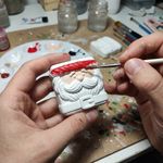 Molde de Silicone Quadradinhos de Natal Papai Noel Para Artesanato Sabonete Lembrancinha Decoração