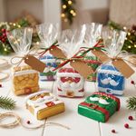 Molde de Silicone Quadradinhos de Natal Papai Noel Para Artesanato Sabonete Lembrancinha Decoração