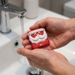 Molde de Silicone Quadradinhos de Natal Papai Noel Para Artesanato Sabonete Lembrancinha Decoração