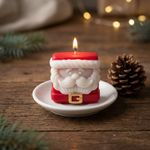 Molde de Silicone Quadradinhos de Natal Papai Noel Para Artesanato Sabonete Lembrancinha Decoração