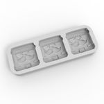 Molde de Silicone Quadradinhos de Natal Papai Noel Para Artesanato Sabonete Lembrancinha Decoração