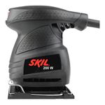 Lixadeira profissional orbital Skil 7232 preta 50Hz/60Hz 200W 220V
