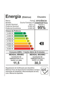 CHUVEIRO DUCHA FAMINHO 4 TEMPERATURAS 220V 6800W BRANCO FAME