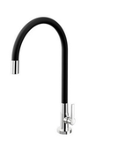 Torneira Docol 90009669057 Cozinha Mesa Galiflex Gourmet Flexível Preto