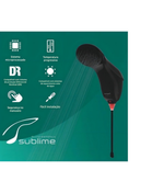 Chuveiro elétrico de parede Zagonel Sublime Preto 7.5kW 220V (DSBEL75220BL03)