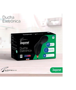 Chuveiro elétrico de parede Zagonel Sublime Preto 7.5kW 220V (DSBEL75220BL03)