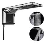 CHUVEIRO LORENZETTI ACQUA DUO ULTRA PRETO CROMADO 220V 7800W