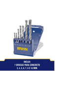 CONJUNTO DE  BROCAS MD IRWIN 7PCS  3-10MM ETJ REF. 891507