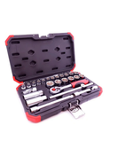 Jogo de Soquetes Sextavados com Encaixe de 3/8 Pol. com 26 Peças GEDORE RED-R59003026