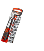 Jogo De Soquetes Sextavados 10 A 24mm 12 Peças Robust S69005014 