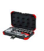 Jogo de Soquetes Sextavados com Encaixe de 3/8 Pol. com 26 Peças GEDORE RED-R59003026