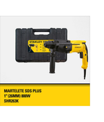 MARTELETE SDS PLUS 800 WATTS 220V 26MM - SHR263K - STANLEY