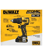 FURADEIRA E PARAFUSADEIRA 13MM DCD708D2 DEWALT COM 2 BATERIAS 1 CARREGADOR BIVOLT